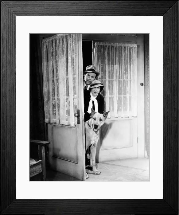 Framed Print : SIX OF A KIND, George Burns (top), Gracie Allen, 1934