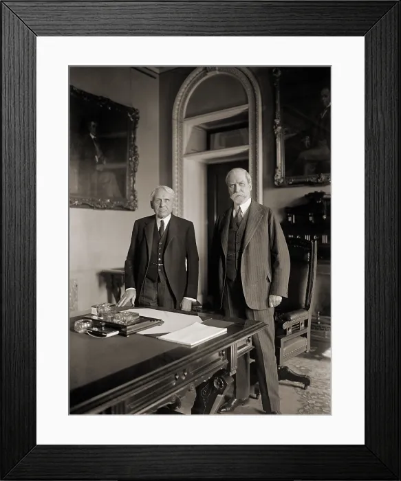 Framed Print : Frank Kellogg (1857-1937), succeeded Charles Evans Hughes as Secretary of State in 1925 Framed Print : Frank Kellogg (1857-1937), succeeded Charles Evans Hughes as Secretary of State in 1925
