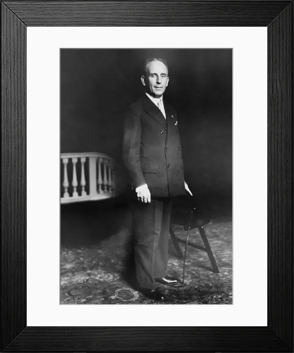 Framed Print : John J. Raskob (1879-1950) in 1928, when he left General Motors to head the Democratic National Committee Framed Print : John J. Raskob (1879-1950) in 1928, when he left General Motors to head the Democratic National Committee