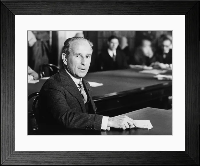 Framed Print : John J. Raskob (1879-1950), Chairman of the Democratic National Committee