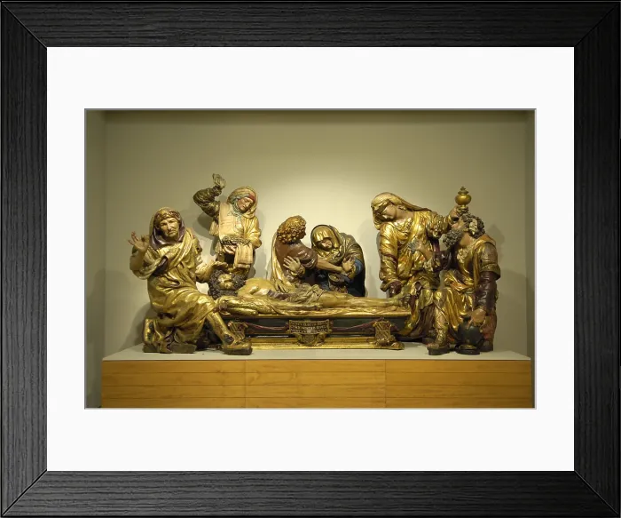 Framed Print : JUNIJuan de (1507-1577). The Burial of Christ. ca. 1539. Mannerism art. ; Renaissance art. Sculpture on wood. SPAIN. Valladolid. National Museum of Sculpture Framed Print : JUNIJuan de (1507-1577). The Burial of Christ. ca. 1539. Mannerism art. ; Renaissance art. Sculpture on wood. SPAIN. Valladolid. National Museum of Sculpture