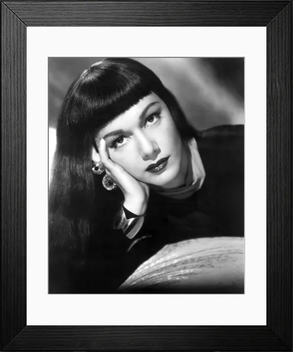 Framed Print : SIREN OF ATLANTIS, Maria Montez, 1949 Framed Print : SIREN OF ATLANTIS, Maria Montez, 1949