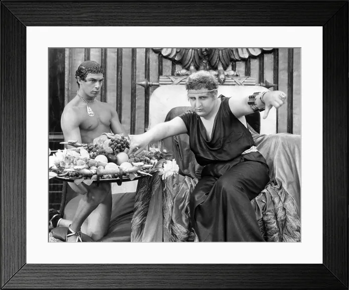Framed Print : THE SIGN OF THE CROSS, from left, George Bruggeman, Charles Laughton, 1932