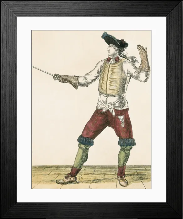 Framed Print : Master-at-arms (18th c.). Xylography. FRANCE. Paris. Musee Carnavalet (Carnavalet Museum). - BeBa / Iberfoto / Everett Collection (220086)**US SALES ONLY** Framed Print : Master-at-arms (18th c.). Xylography. FRANCE. Paris. Musee Carnavalet (Carnavalet Museum). - BeBa / Iberfoto / Everett Collection (220086)**US SALES ONLY**
