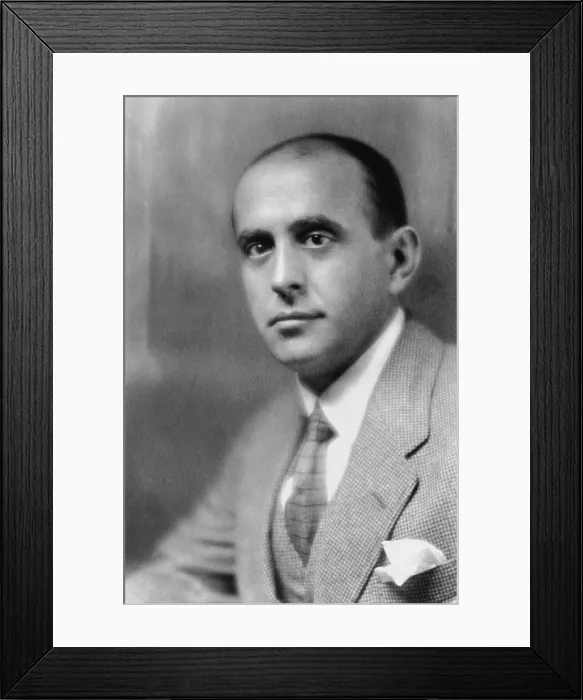 Framed Print : Jan Garrigue Masaryk (1886-1948), Czechoslovak politician as charge d'affaires to the USA from 1919-1922
