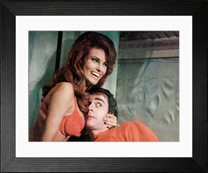 Framed Print : BEDAZZLED, from left: Raquel Welch, Dudley Moore, 1967. 20th Century-Fox Film Corporation, TM & Copyright  /  courtesy Everett Collection