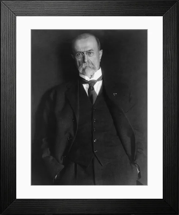 Framed Print : Tomas Garrigue Masaryk (1850-1937), founder and first president of Czechoslovakia from 1918-1935