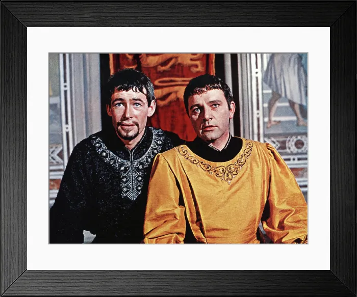 Framed Print : BECKET, from left: Peter O'Toole, Richard Burton, 1964