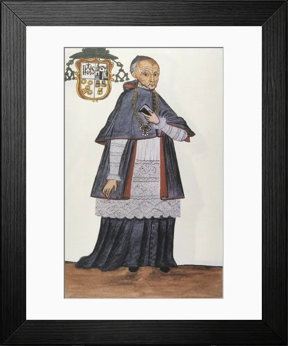 Framed Print : MARTiNEZ COMPAnoN Y BUJANDA, Baltasar Jaime (1735-1797). Trujillo del Peru en el siglo XVIII. 1782 - 1785. Vol. 1. Portraits of bishops from the Archdiocese of Trujillo Framed Print : MARTiNEZ COMPAnoN Y BUJANDA, Baltasar Jaime (1735-1797). Trujillo del Peru en el siglo XVIII. 1782 - 1785. Vol. 1. Portraits of bishops from the Archdiocese of Trujillo