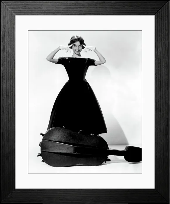 Framed Print : LOVE IN THE AFTERNOON, Audrey Hepburn, 1957