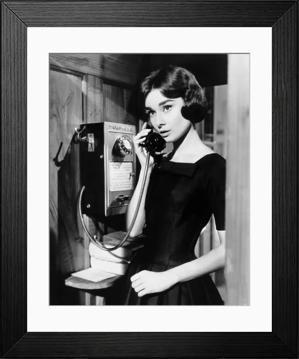 Framed Print : LOVE IN THE AFTERNOON, Audrey Hepburn, 1957