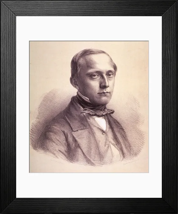 Framed Print : Rudolph Virchow (1821-1902), German pathologist and physician, as a young man