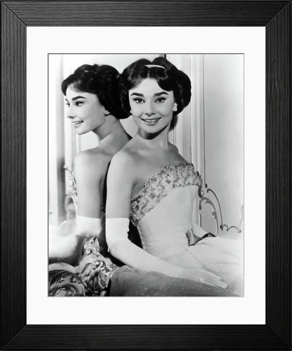 Framed Print : LOVE IN THE AFTERNOON, Audrey Hepburn, 1957