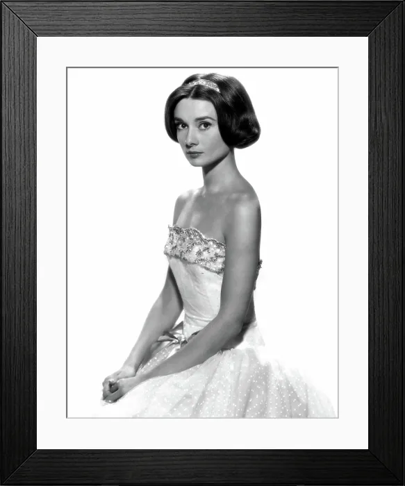 Framed Print : LOVE IN THE AFTERNOON, Audrey Hepburn, 1957