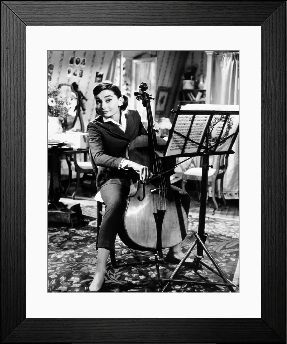 Framed Print : LOVE IN THE AFTERNOON, Audrey Hepburn, 1957