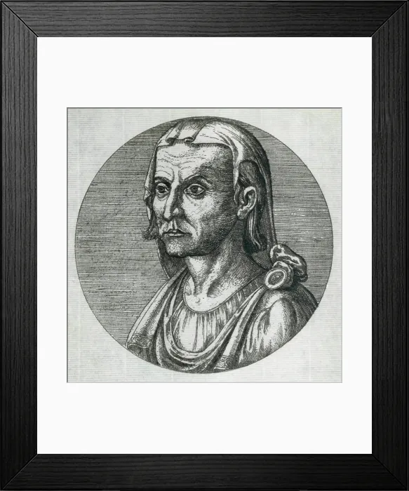 Framed Print : Hippocrates (460-375 BC), Greek physician. Engraving, ca. 1800