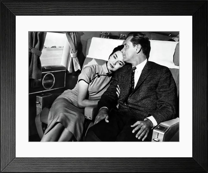 Framed Print : LOVE IS A MANY-SPLENDORED THING, Jennifer Jones, William Holden, 1955, TM and Copyright 20th Century Fox Film Corp. All rights reserved Framed Print : LOVE IS A MANY-SPLENDORED THING, Jennifer Jones, William Holden, 1955, TM and Copyright 20th Century Fox Film Corp. All rights reserved