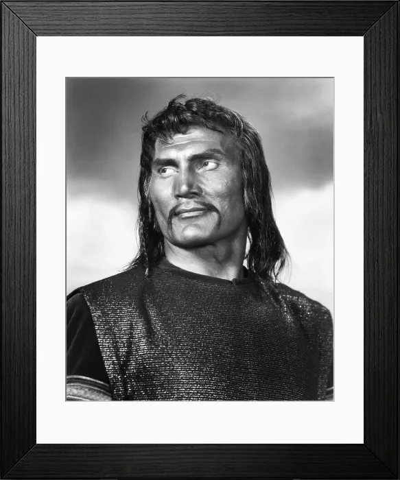 Framed Print : SIGN OF THE PAGAN, Jack Palance as Attila the Hun, 1954