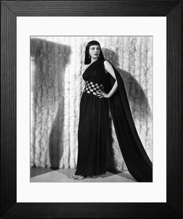 Framed Print : SIREN OF ATLANTIS, Maria Montez, in a gown by Jean Schlumberger, 1949