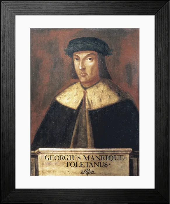 Framed Print : MANRIQUE, Jorge (1440-1479). Spanish poet. Anonymous. Oil on canvas. SPAIN. Toledo. State Public Library. - CAGP / Iberfoto / Everett Collection (506158)**US SALES ONLY** Framed Print : MANRIQUE, Jorge (1440-1479). Spanish poet. Anonymous. Oil on canvas. SPAIN. Toledo. State Public Library. - CAGP / Iberfoto / Everett Collection (506158)**US SALES ONLY**