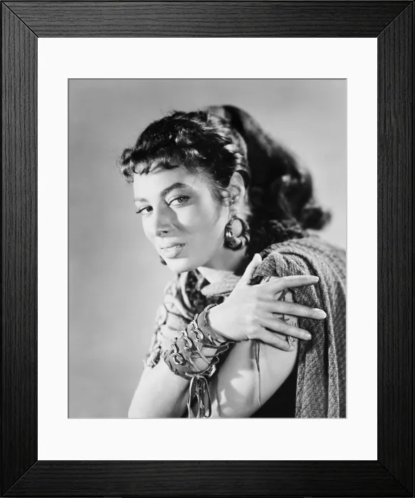 Framed Print : SIGN OF THE PAGAN, Rita Gam, 1954
