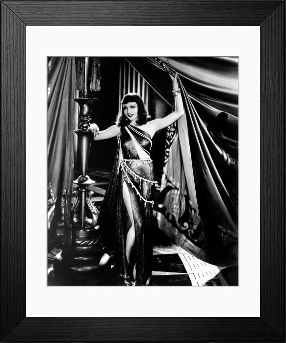 Framed Print : THE SIGN OF THE CROSS, Claudette Colbert (in a costume by Mitchell Leisen), 1932