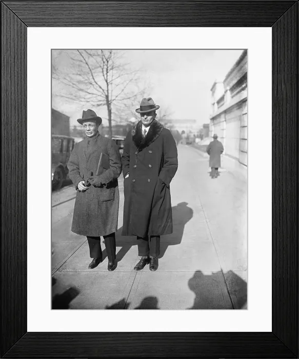 Framed Print : Theodore Roosevelt Jr. with his younger brother, Archie during the Teapot Dome oil leasing investigations