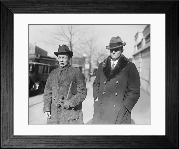 Framed Print : Theodore Roosevelt Jr. with his younger brother, Archie, whose testimony the Teapot Dome investigators helped establish that Harry Sinclair had bribed Albert Fall for oil leases Framed Print : Theodore Roosevelt Jr. with his younger brother, Archie, whose testimony the Teapot Dome investigators helped establish that Harry Sinclair had bribed Albert Fall for oil leases
