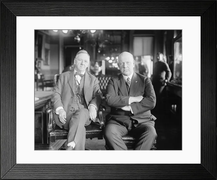 Framed Print : Josephus Daniels and Edward Denby, outgoing and incoming Secretaries of the Navy Framed Print : Josephus Daniels and Edward Denby, outgoing and incoming Secretaries of the Navy