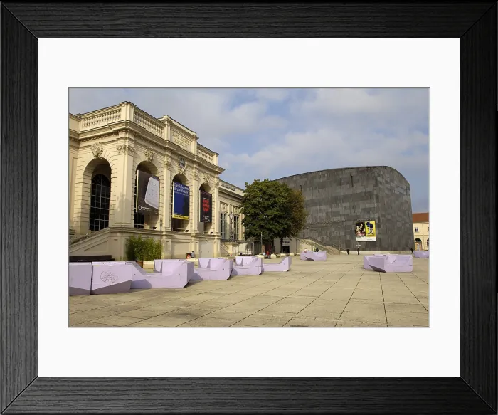 Framed Print : AUSTRIA. Vienna. MuseumsQuartier (Museum Quarter). AISA / Everett Collection**US SALES ONLY**