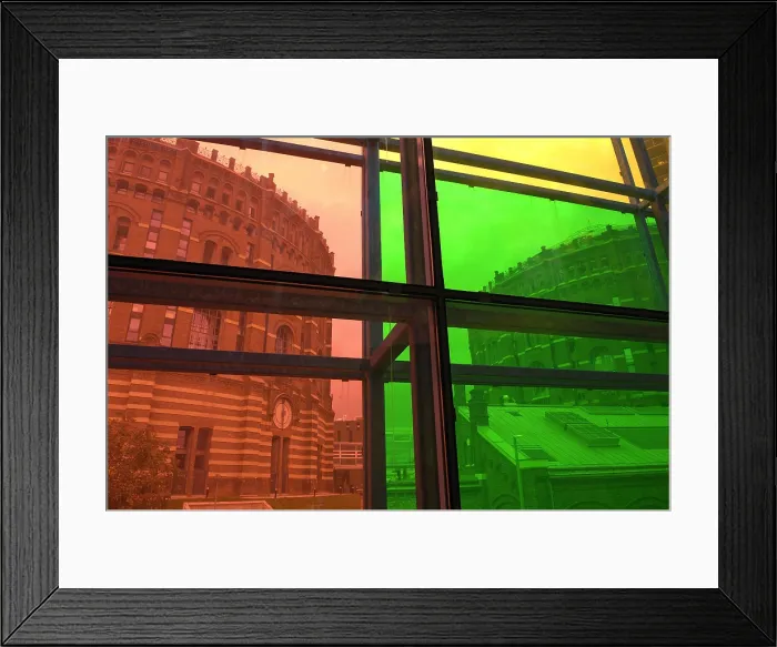 Framed Print : AUSTRIA. Vienna. Gasometer City, old gasometers (1896-1899) transformed into a complex of shops and apartments (1999-2001). AISA / Everett Collection - Image has fine art copyright