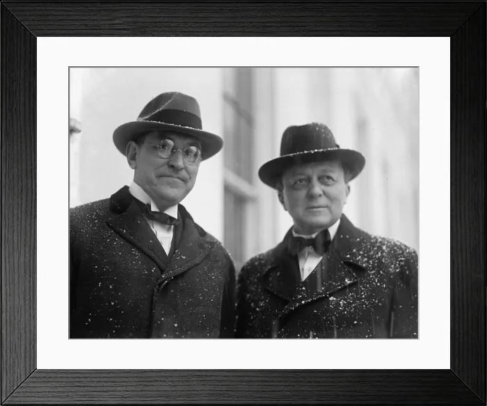 Framed Print : Owen J. Roberts (1875-1955) and Atlee Pomerene (1863-1937) were appointed as special prosecutors for the Teapot Dome scandals by president Calvin Coolidge in 1924 Framed Print : Owen J. Roberts (1875-1955) and Atlee Pomerene (1863-1937) were appointed as special prosecutors for the Teapot Dome scandals by president Calvin Coolidge in 1924