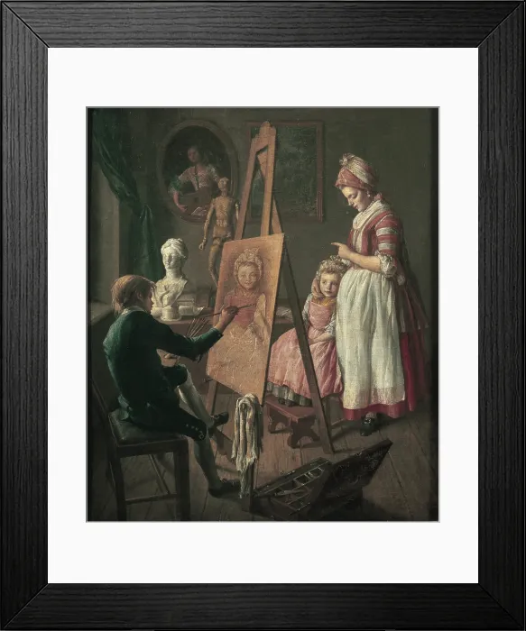 Framed Print : FIRSOV, Ivan Ivanovich (1733-1785). A Young Painter. ca. 1760. Baroque art. Oil on canvas. RUSSIA. Moscow. Tretyakov Gallery Framed Print : FIRSOV, Ivan Ivanovich (1733-1785). A Young Painter. ca. 1760. Baroque art. Oil on canvas. RUSSIA. Moscow. Tretyakov Gallery