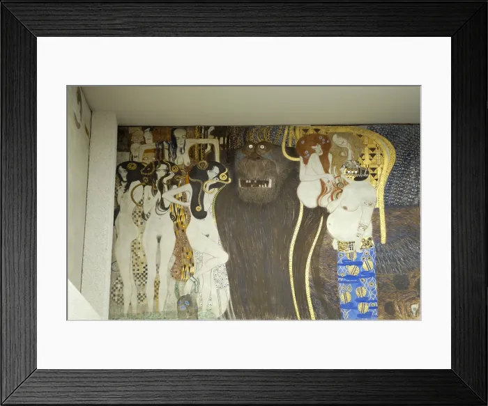 Framed Print : KLIMT, Gustav (1862-1918). Beethoven Freize. 1902. AUSTRIA. Vienna. Wiener Sezession