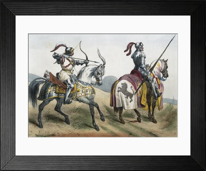 Framed Print : DE SOTTO, Serafin Maria, Earl of Clonard (1793 - 1862). Historia orgAnica de las armas de Infanteria y Caballeria espanolas. 1851 - 1859