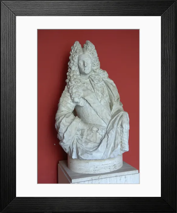 Framed Print : Statue of Philip V, work by Leonardo Julio Capuz. Sculpture. SPAIN. Valencia. San Pio V Fine Arts Museum. AISA / Everett Collection**US SALES ONLY**