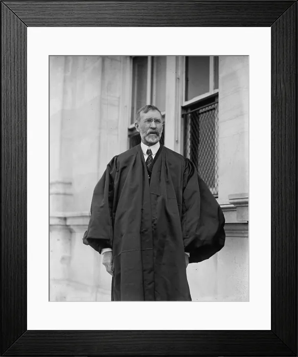 Framed Print : Justice George Sutherland (1862-1942) who was an opponent of Franklin Roosevelt's New Deal legislation Framed Print : Justice George Sutherland (1862-1942) who was an opponent of Franklin Roosevelt's New Deal legislation