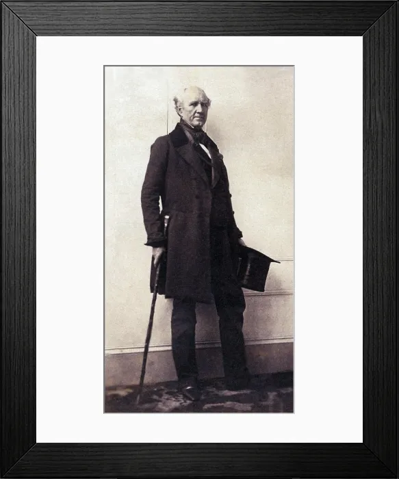 Framed Print : Sam Houston (1793-1863) was president of the Republic of Texas and after annexation of Texas, he served as U.S. Senator from 1846-59. 1857 photo