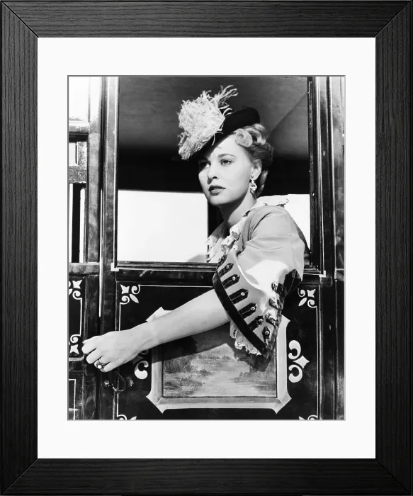 Framed Print : THE SILVER WHIP, Lola Albright, 1954, TM & Copyright 20th Century Fox Film Corp. / courtesy Everett Collection Framed Print : THE SILVER WHIP, Lola Albright, 1954, TM & Copyright 20th Century Fox Film Corp. / courtesy Everett Collection