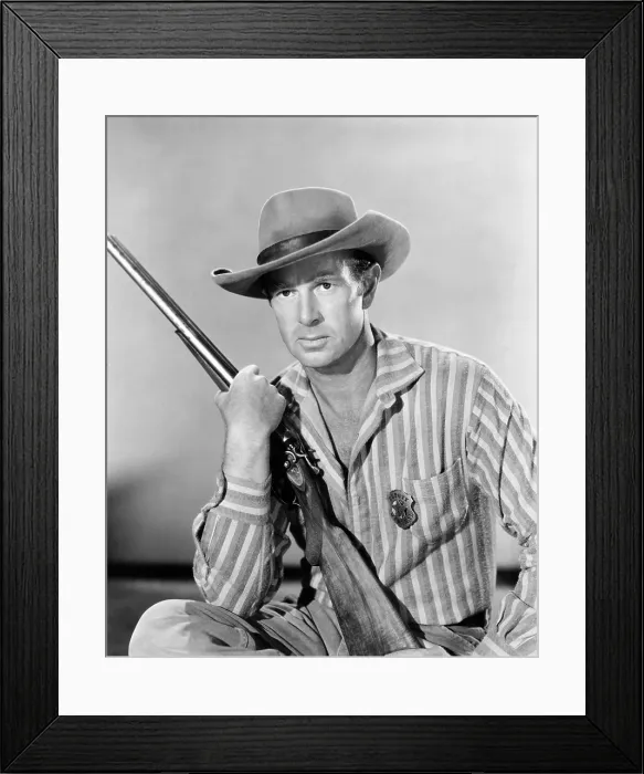 Framed Print : SHOTGUN, Sterling Hayden, 1955 Framed Print : SHOTGUN, Sterling Hayden, 1955