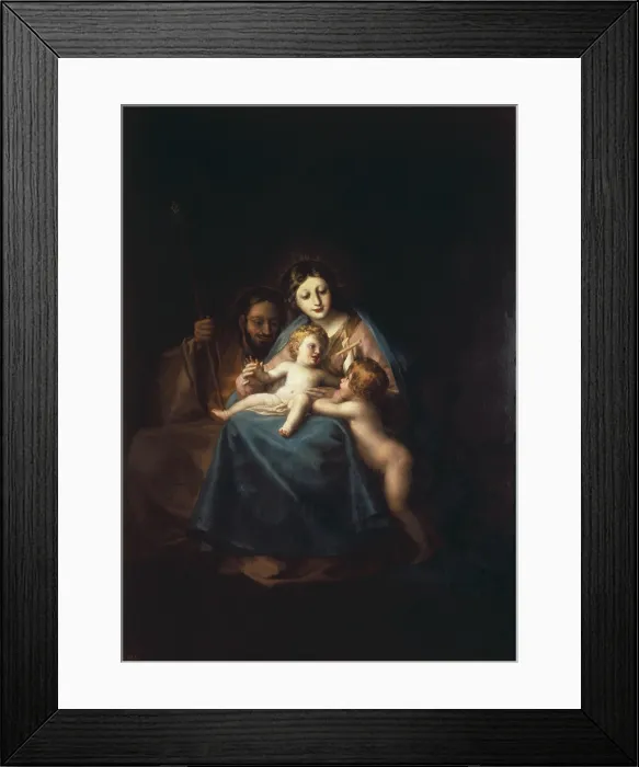 Framed Print : GOYA Y LUCIENTES, Francisco de (1746-1828). The Holy Family. 1775. Work done when he was young. Neoclassicism. Oil on canvas. SPAIN. Madrid. Prado Museum