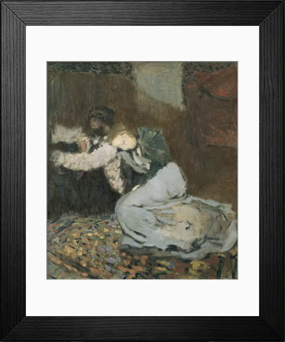 Framed Print : VUILLARD, Edouard (1868-1940). Mr. and Mrs. Roussel. 1896. Symbolism. Les Nabis. Oil on canvas. Private Collection. - J