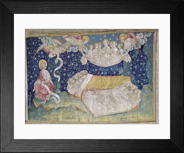 Framed Print : BATAILLE, Nicolas (14th c.). The Sleep of the Just. 1375 - 1382 Framed Print : BATAILLE, Nicolas (14th c.). The Sleep of the Just. 1375 - 1382