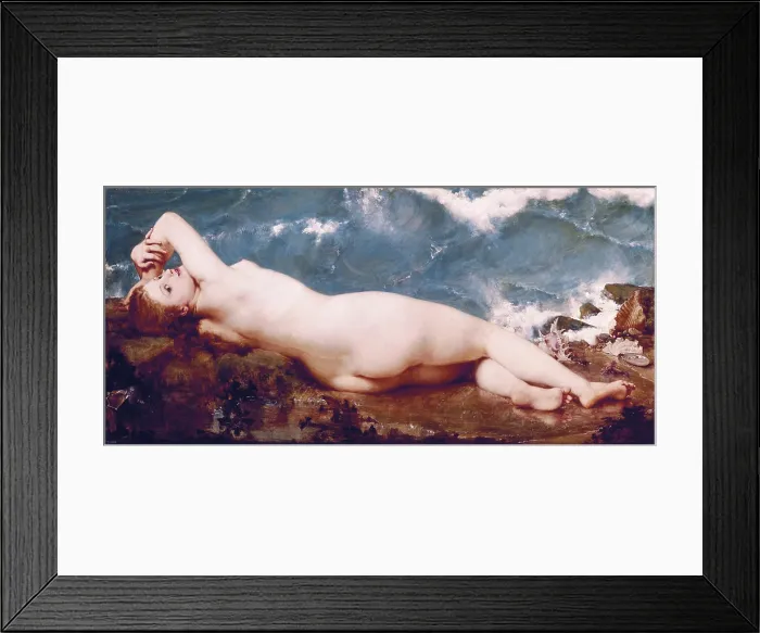 Framed Print : BAUDRY, Paul (1828-1886). The Pearl and the Wave. 1862. Neoclassicism. Oil on canvas. SPAIN. Madrid. Prado Museum Framed Print : BAUDRY, Paul (1828-1886). The Pearl and the Wave. 1862. Neoclassicism. Oil on canvas. SPAIN. Madrid. Prado Museum