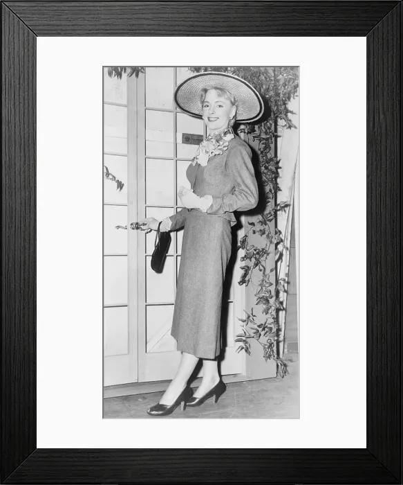 Framed Print : Christine Jorgensen (1926-1989), after her sexual reassignment surgery and hormone therapy. She was the first person become famous for the controversial medical procedure