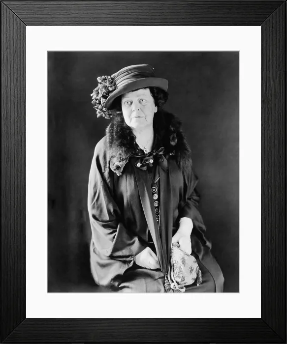 Framed Print : Alva E. Belmont (1853-1933), wealthy socialite, was an activist for women's suffrage in both Britain and the United States