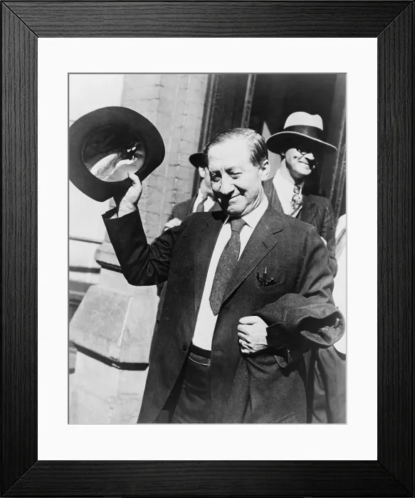 Framed Print : Frederick Albert Cook (1865-1940), formerly a famed Arctic explorer, as he leaves the Federal Penitentiary at Leavenworth Framed Print : Frederick Albert Cook (1865-1940), formerly a famed Arctic explorer, as he leaves the Federal Penitentiary at Leavenworth