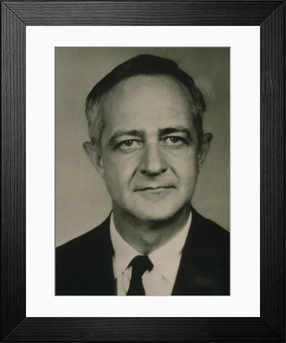 Framed Print : Walter Jackson Bate (1918-1999), American literary critic and author best known for his biographies of John Keats and Samuel Johnson. 1964