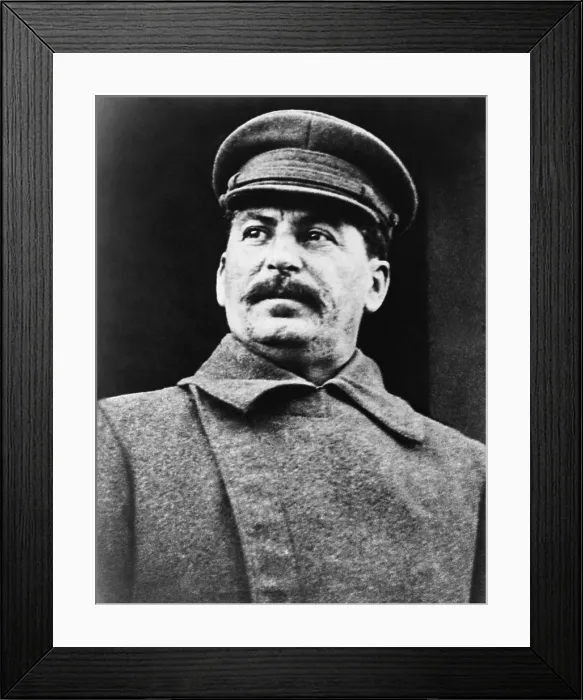 Framed Print : Joseph Stalin (1879-1953), leader of the Soviet Union. Ca. 1935