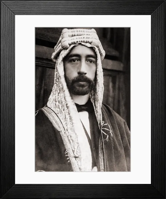 Framed Print : King Faisal (Faysal) of Iraq (1885-33) was installed as Iraq's King in 1921 under British sponsorship
